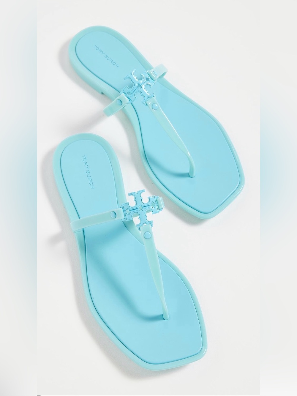 Tory Burch Roxanne Jelly Sandals Island Blue size 9 $125